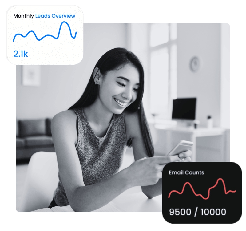 MLeads Lead Research: Effortlessly gather key lead data with one-click research from Facebook, LinkedIn, Google, and more