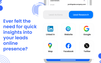 Ever felt the need for quick insights into your leads online presence?