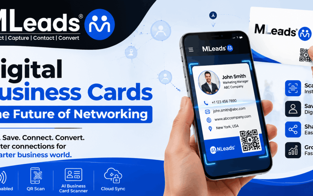 Digital Business Card Scanner | MLeads.AI